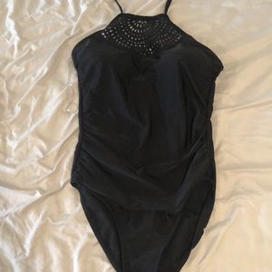 Women’s Black one piece swimsuit